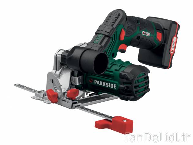 Scie circulaire sans fil Parkside, X20VTeam, le prix 54.99 € 
- Profondeur et ...