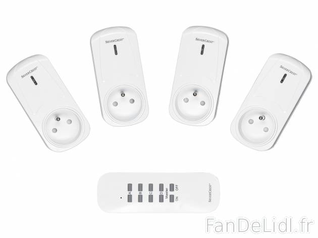 Set de prises télécommandées , le prix 14.99 &#8364; 
- 5 pi&egrave;ces
- ...