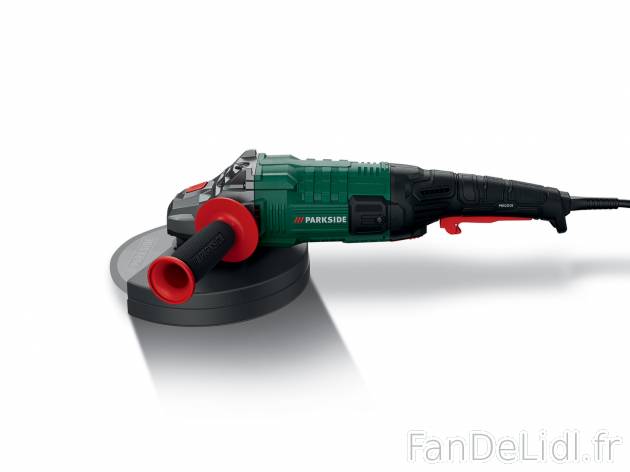 Meuleuse d’angle Parkside PWS 230 D4, le prix 41.99 € 
- 2 000 W
- Face avant ...