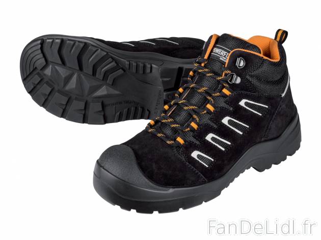 Chaussures montantes de sécurité S3 en cuir , le prix 17.99 € 
- Du 41 au 46 ...