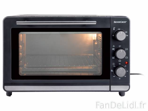 Mini-four/gril , le prix 59.99 € 
- 1 500 W
- Env. 50,5 x 32,8 x 38,9 cm (l ...