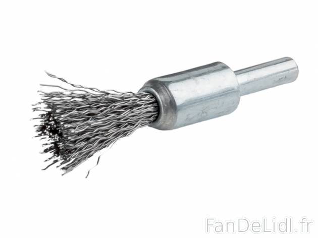 Accessoire pour meuleuse droite , le prix 2.99 € 
Au choix : 
- Lot de 2 brosses ...