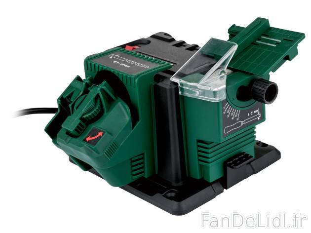 Affûteuse Parkside, le prix 19.89 € 
- Affûtage rapide et facile des lames, ...