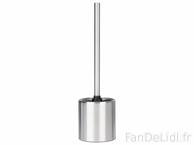 Brosse et porte-brosse WC , le prix 4.99 € 
- Tête de brosse de rechange incluse
- ...