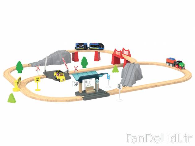 Set chemin de fer , le prix 19.99 &#8364; 
- D&egrave;s 3 ans
- 54 pi&egrave;ces
- ...