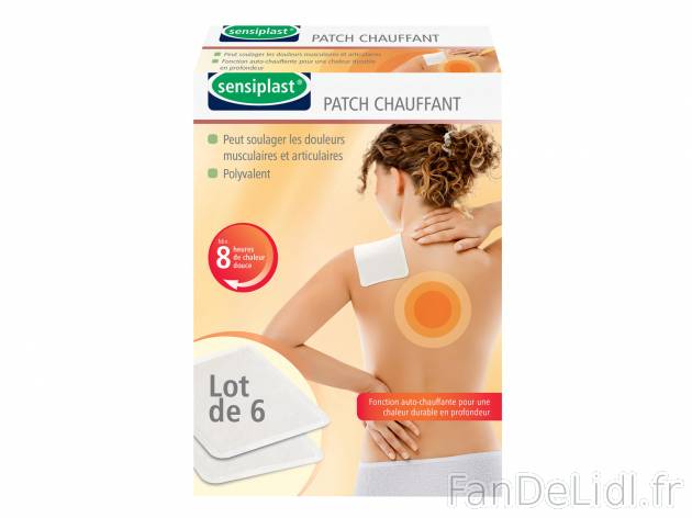 Compresses ou patchs chauffants , le prix 3.99 € 
Au choix : 
- Patchs chauffants, ...