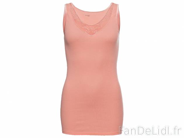 Débardeur femme , le prix 3.49 € 
- Du M au XXL selon modèle.
- Ex. 100 % ...
