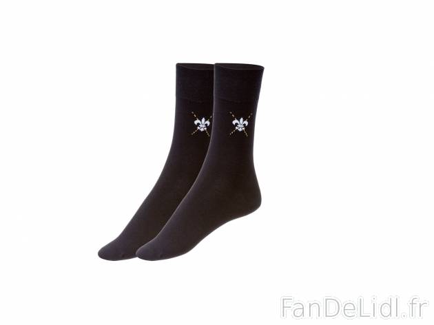 Chaussettes homme , le prix 2.49 € 
- Du 39/42 au 43/46 selon modèle.
- Ex. ...