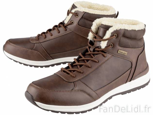 Chaussures montantes homme , le prix 16.99 € 
- Du 41 au 45 selon modèle
- ...