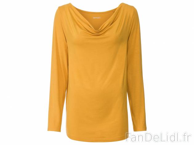 T-shirt manches longues femme , le prix 4.99 € 
- Du S au XL selon modèle.
- ...