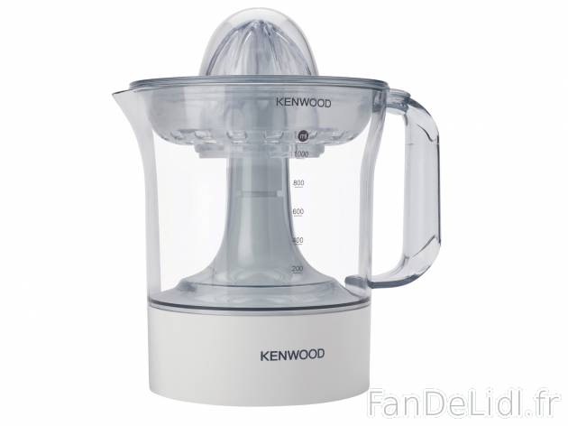 Presse-agrumes électrique Kenwood, le prix 19.99 € 
- Cône d’extraction adapté ...
