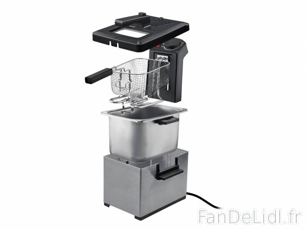 Friteuse en acier inoxydable , le prix 34.99 € 
- Max. 2 300 W
- Max. 190 °
- ...