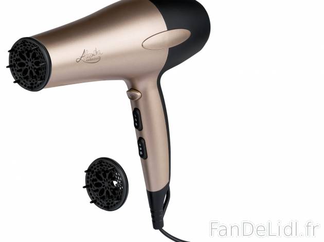 Sèche-cheveux , le prix 12.99 € 
- 2 200 W
- Protection contre la surchauffe
- ...