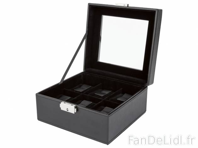 Écrin pour montres , le prix 9.89 € 
- Env. 17,5 x 9,5 x 16,5 cm (l x h x p)
- ...