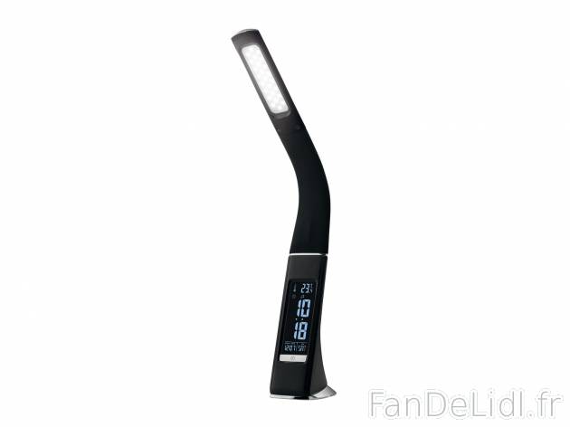 Lampe de table à LED avec affichage de l’heure , le prix 23.99 € 
- Tête ...