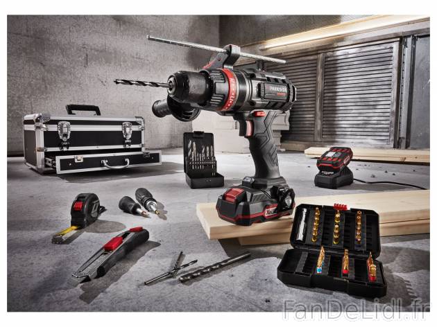 Perceuse visseuse à percussion sans fil avec Parkside, X20VTeam, Parkside Performance, ...