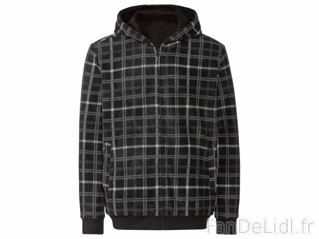 Veste réversible en molleton , le prix 19.99 € 
- Du S au XL selon modèle.
- ...
