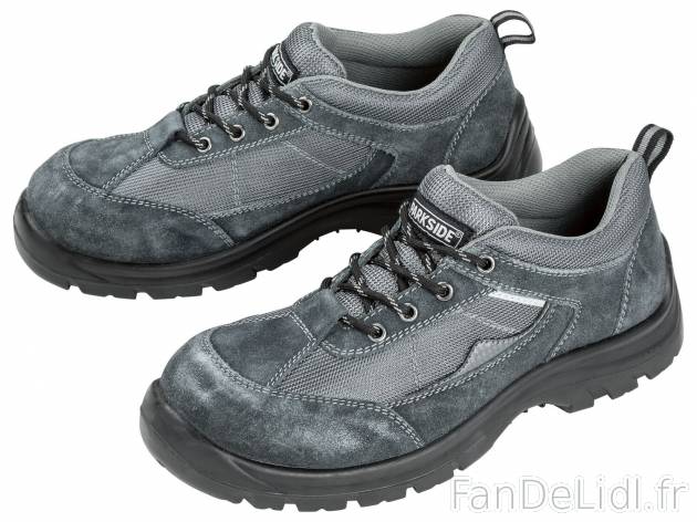 Chaussures ou bottes de sécurité S3 en cuir , le prix 21.99 € 
- Du 41 au 45 ...