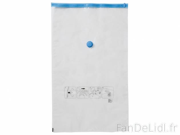 Housse de rangement sous vide , le prix 2.99 &#8364; 
- Lot de 2
- Env. 60 x ...