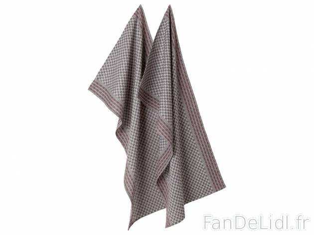 Torchons , le prix 3.99 € 
- Lot de 2
- Env. 50 x 70 cm ou 50 x 100 cm
- Ex. ...
