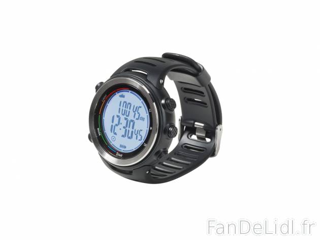Montre cardiofréquencemètre , le prix 19.99 € 
- Analysez vos performances ...