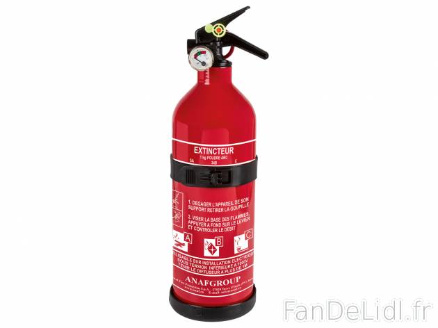 Extincteur à pression permanente , le prix 9.99 € 
- Env. 1 kg
- À haute capacité ...
