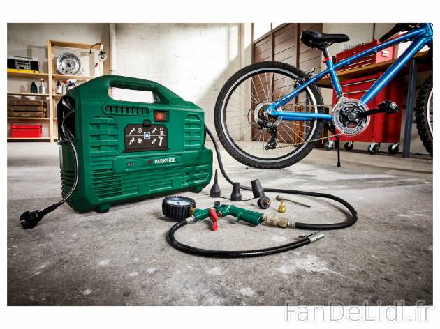 Pompe pneumatique avec compresseur à piston , le prix 59.99 € 
- 1 100 W
- ...