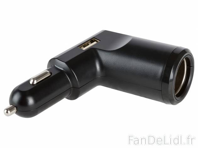Adaptateur allume-cigare , le prix 4.99 € 
Au choix :
- Trois ports USB-A et ...