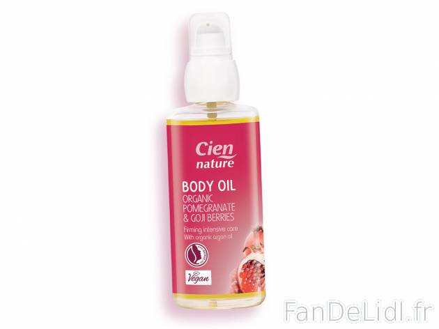 Huile pour le corps à la grenade , le prix 3.29 €