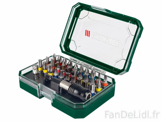 Set d’embouts , le prix 6.99 € 
- Au choix : Set de 15 ou set de 32
Caractéristiques

- ...