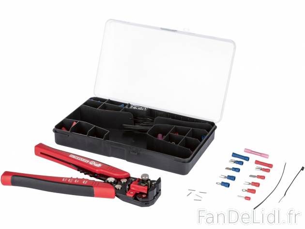 Set pince à sertir , le prix 12.99 €  

Caractéristiques

- TUV GS