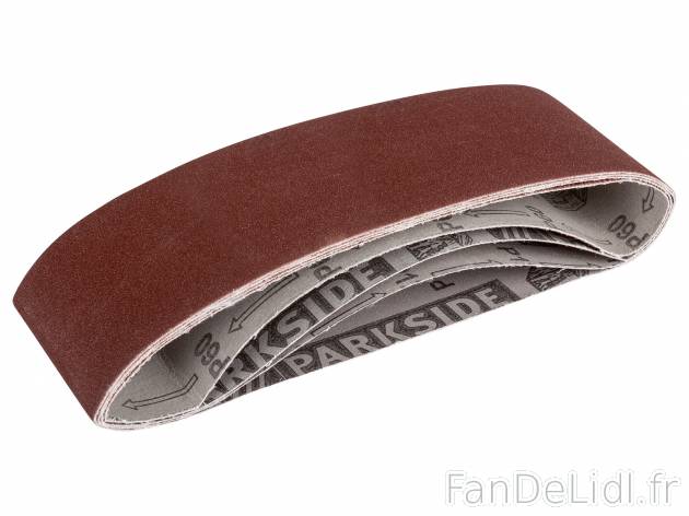 Feuilles abrasives pour ponceuse à bande , le prix 2.49 € 
- Pour le bois
- ...