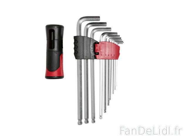 Set de clés à six pans creux ou étoile , le prix 3.99 € 
- SET DE CLÉS À ...