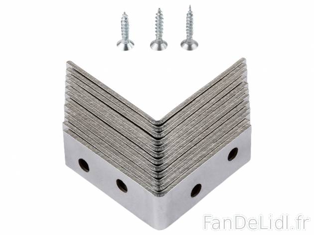 Équerres ou pattes d’assemblage , le prix 1.99 € 
- Au choix : ÉQUERRES, ...