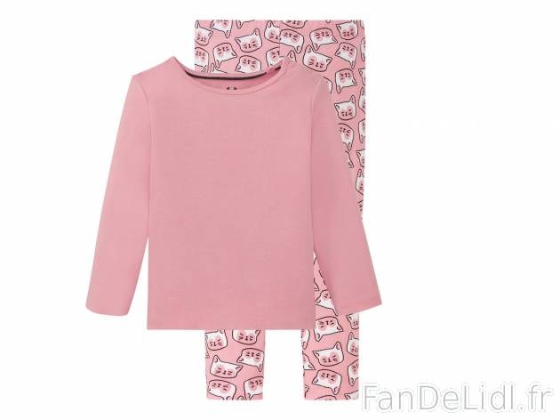 Pyjama , le prix 4.49 € 
- Du 12-24 mois au 4-6 ans selon modèle.
- Ex. Haut ...