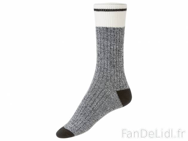 Chaussettes , le prix 1.99 € 
- Ex. 69 % acrylique, 16 % polyester, 13 % polyamide ...