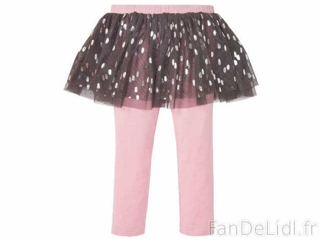 Jupe en tulle avec legging , le prix 5.99 € 
- Jupe avec joli imprimé métallisé
- ...