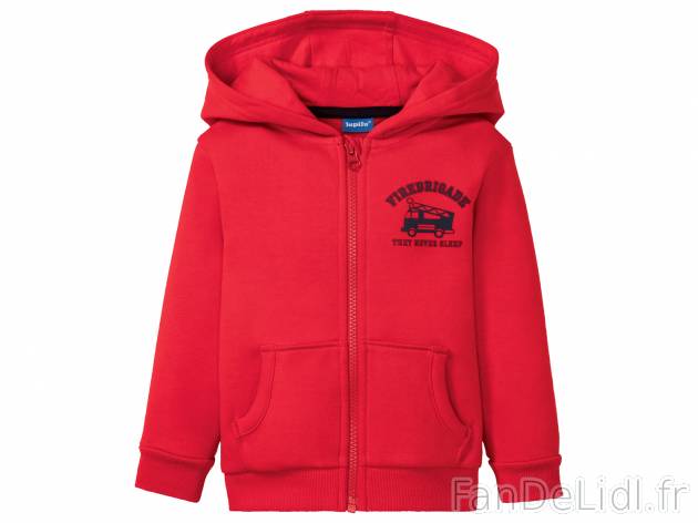 Sweat zippé , le prix 6.99 &#8364; 
- Du 12-24 mois au 4-6 ans selon mod&egrave;le.
- ...