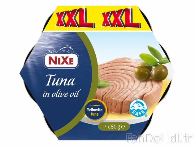 Thon à lhuile dolive , le prix 4.59 € 
- Prix normal pour 104 g : 1,69 € (1 ...