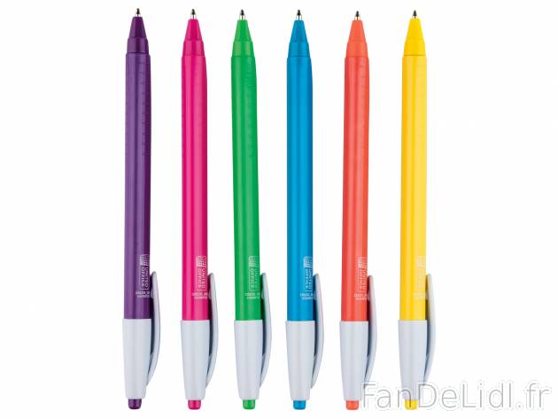 Stylos, marqueurs ou surligneurs , le prix 1.29 € 
- Au choix : Surligneurs (lot ...