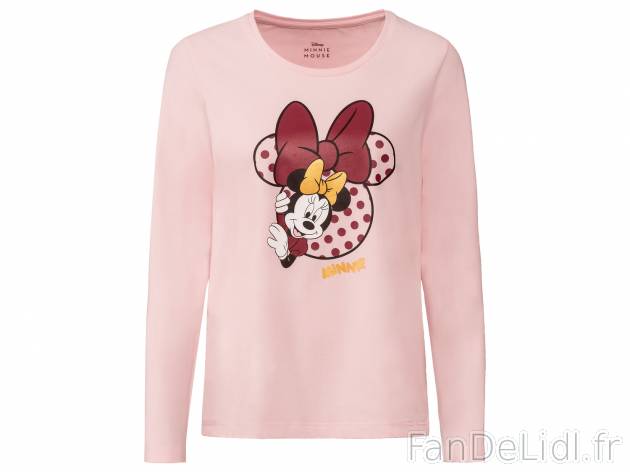 T-shirt manches longues femme , le prix 8.99 € 
- Du S au XL selon modèle.
- ...
