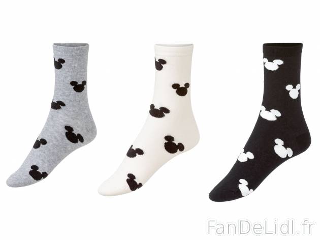 Chaussettes femme , le prix 3.99 € 
- Du 35/38 au 39/42 selon modèle
- Ex. ...
