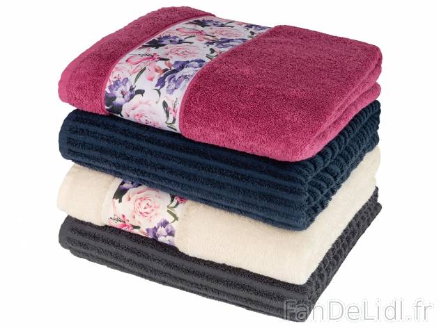 Serviette de bain en éponge , le prix 7.49 &#8364; 
- Ex. 50 % coton, 50 % ...
