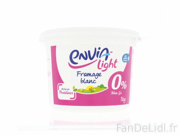 Fromage blanc 0 % , le prix 1.38 € 
- 1 kg !
Caractéristiques

- Transformé ...