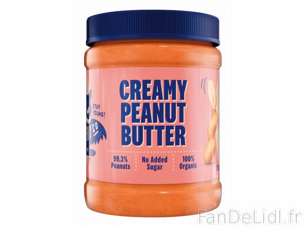 Beurre de cacahuète , le prix 2.99 € 
- Inédit chez Lidl
- Sans sucre ajouté
- ...