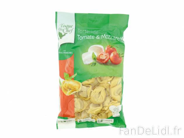 Tortellini / Gnocchi , le prix 1.49 € 
- Les 2 paquets : 2,98 € (1 kg = 3,73 ...