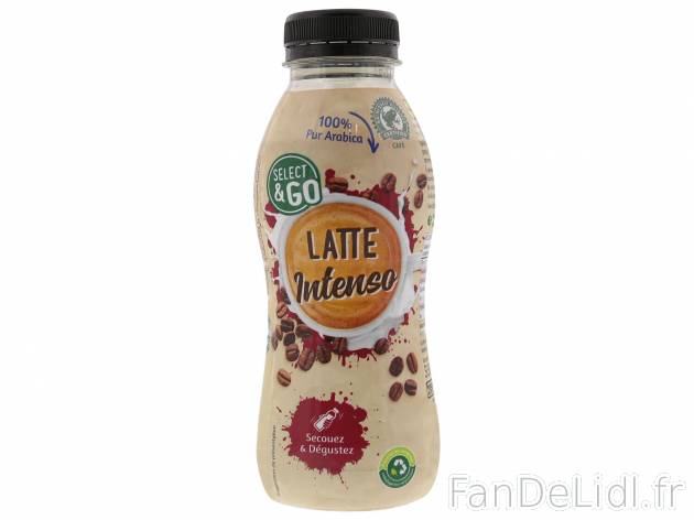 Boisson au café , le prix 0.69 € 
- La bouteille de 330 ml : 0,99 € (1 L = ...