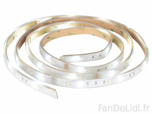 Ruban à LED connecté Silvercrest,Zigbee Smart Home, le prix 17.99 € 
- Ruban ...