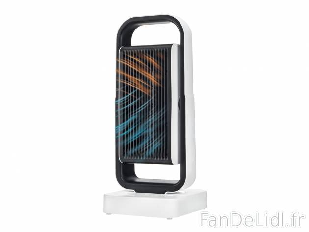 Radiateur soufflant céramique Wi-Fi , le prix 39.99 € 
- Env. 21 x 50 x 21 cm
- ...