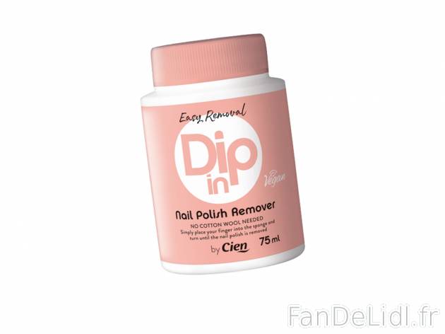 Dissolvant éponge , le prix 1.89 €